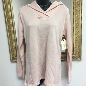 Hoodie petal Peach Bud sparkle size M new lightweight